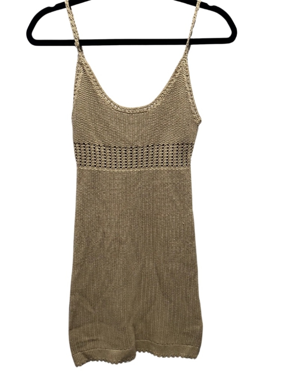 tan knitted forever 21 dress